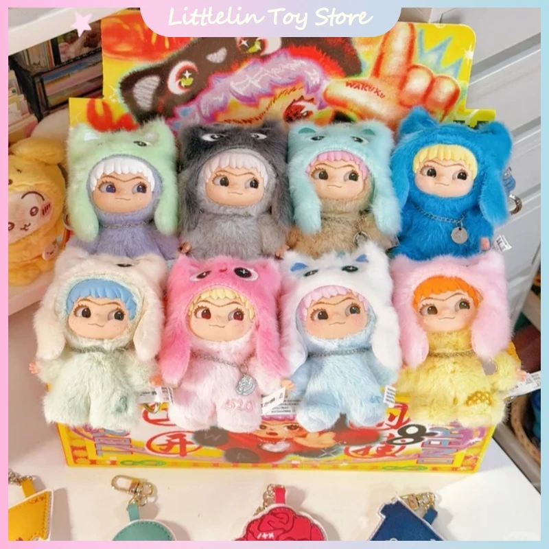 

Genuine Wakuku 3.0 On A Roll Series New Blind Box Cute Vinyl Doll Bag Pendant Ornament Trendy Toys Mystery Box Surprise Gift