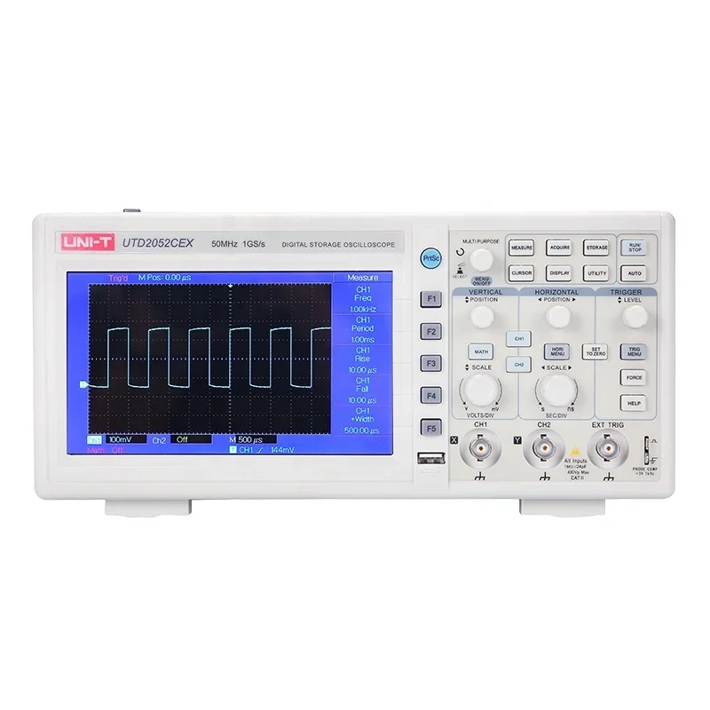 oscilloscope dual Channel 50MHz digital storage oscilloscope UTD2052CEX