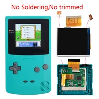 2023 más nuevo Real Drop In 2,45 ""GBC Retro Pixel HD IPS retroiluminación LCD Kit para Gameboy Color GBC No necesita soldadura y carcasa de ajuste