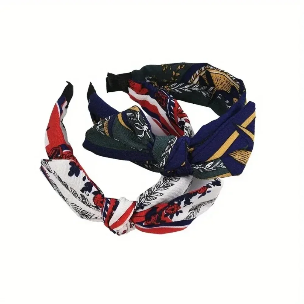 

Wide Bow Headband Vintage Elegant Design Versatile Hair Accessory for Women Outdoor Casual Banquet Party Luxury Hairwear