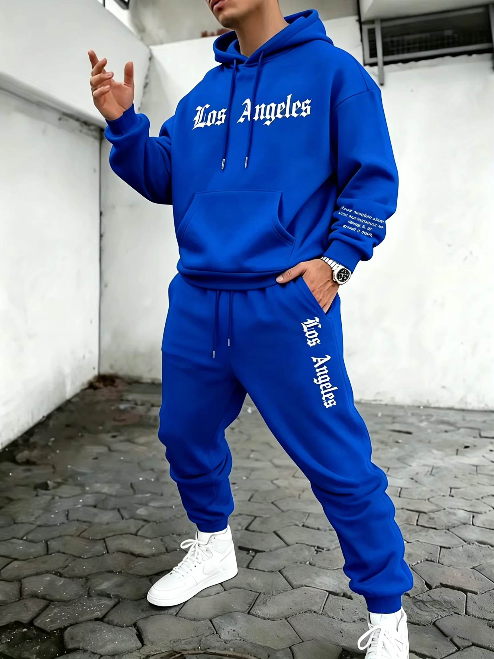 Men 2 Piece Tracksuit Hoodie - đánh giá và giá Streetwear Hoodie