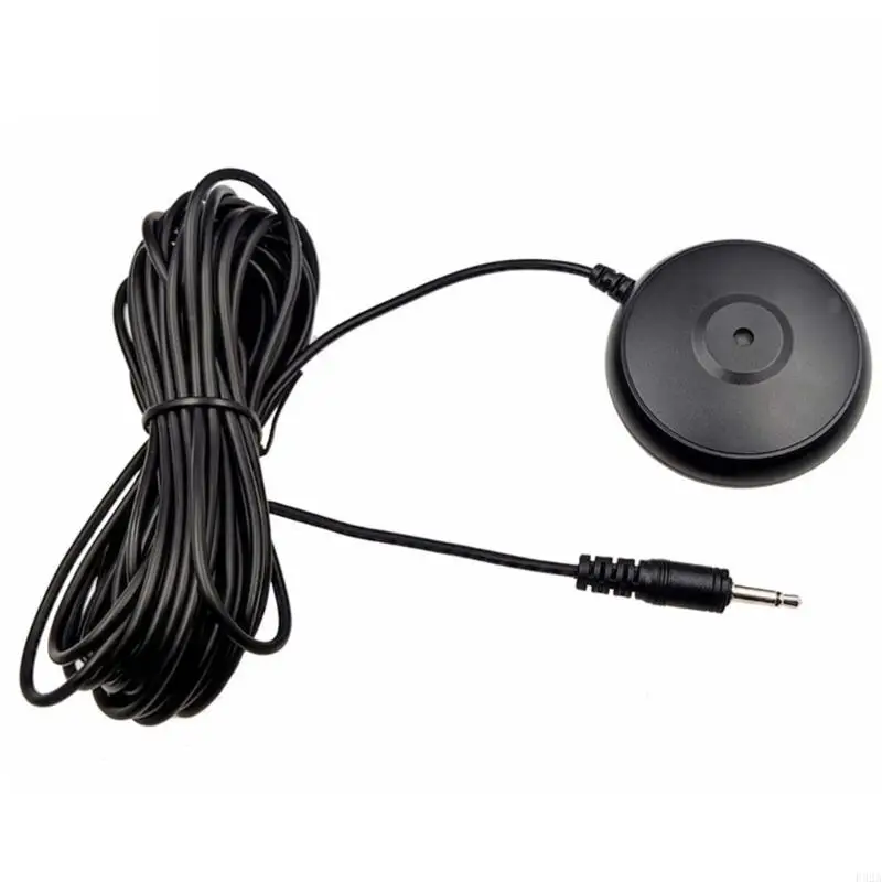 F92A 3.5mm Microphone 5m ABS Plug and Play for Laptop Desktop Computers PC Recordings Games Streaming Hifi Enlarge Voice