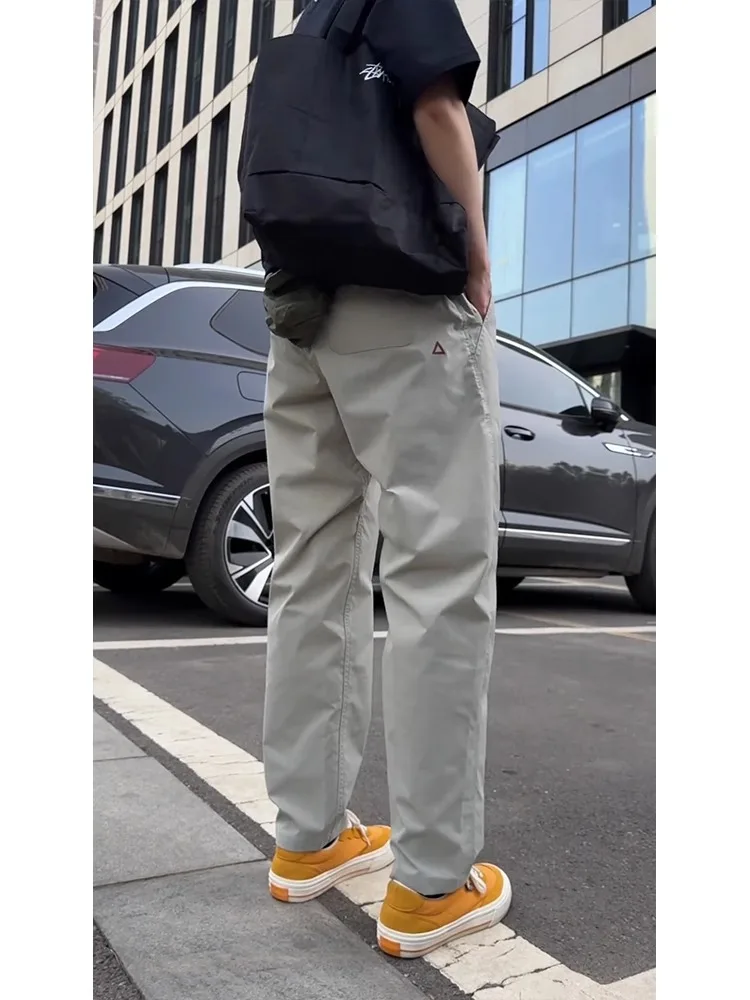 

Мужские летние функциональные брюки-карго Light ey e Logo American Functional Qui Dry, тонкие, прямого кроя, повседневные