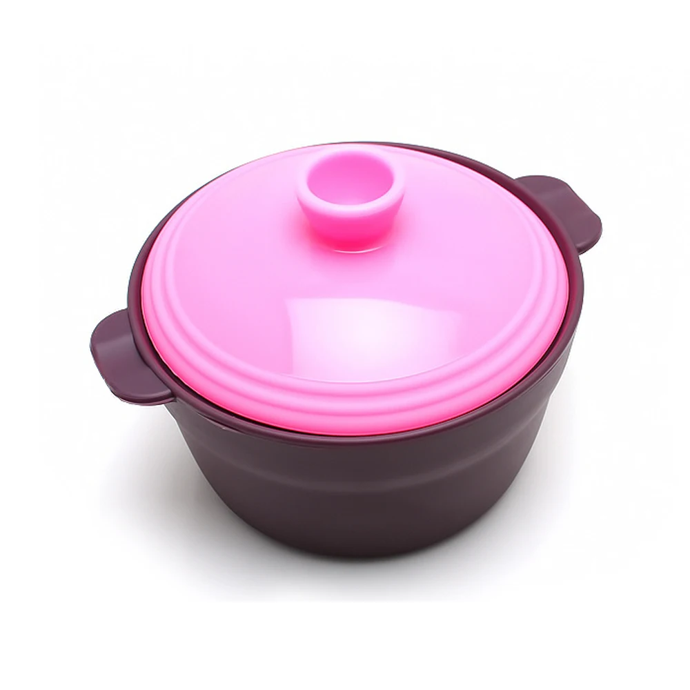 Silicone Egg Steamer Pink Multi Steamer Microwave Concontainer