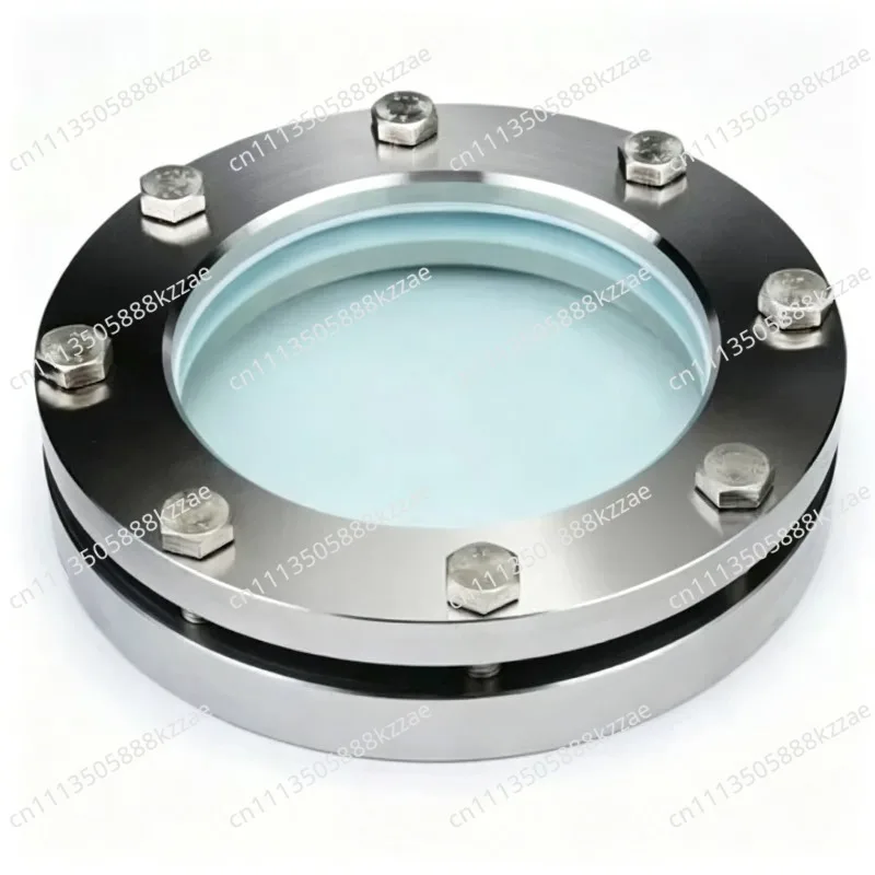 Food Grade Sight Mirror Three-lamp Sight Mirror Stainless Steel 304/316L Welded Round Flange Sight Mirror