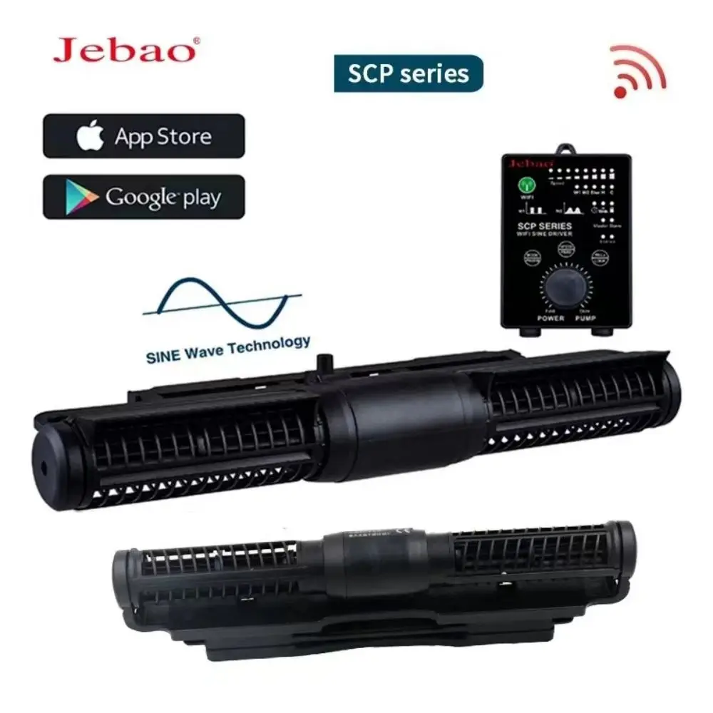 Jecod Jebao SCP Sine Cross Flow Pump Manual Control Cross-Flow Circulating Pump Wavemaker Frequency Conversion Wave Pump