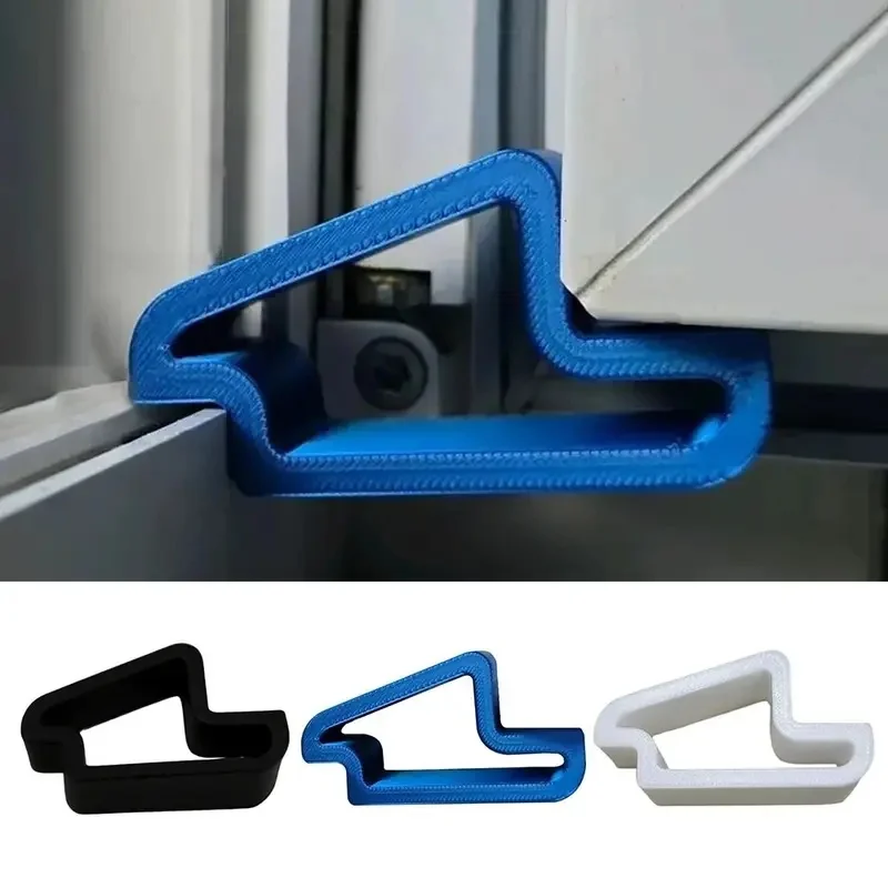 Removable Door and Window Track Stopper, Plastic Sliding Limit Block for Balcony Doors, Home Ventilation and Adjustable Openings