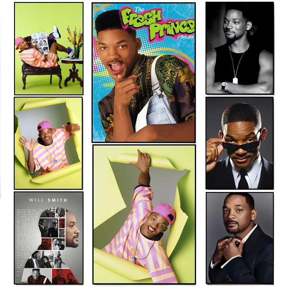 Charismatic Iconic American Actor W-Will Smith Poster Poster HD  Waterproof Wall Sticker Bar Living Room Decor Gift