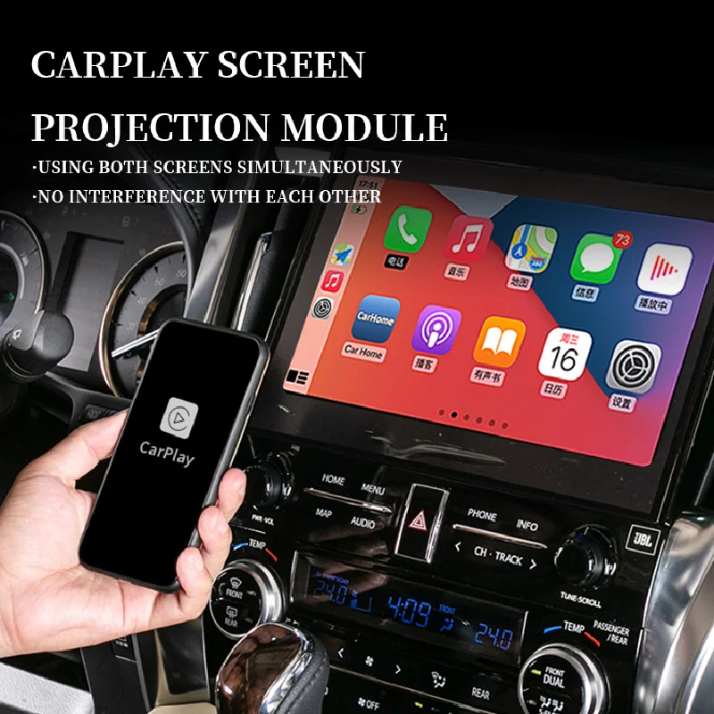 Suitable for apple Wireless Carplay Screen Conversion Box Adapter for Toyota 30 40 Alphard Vellfire 2020-2025