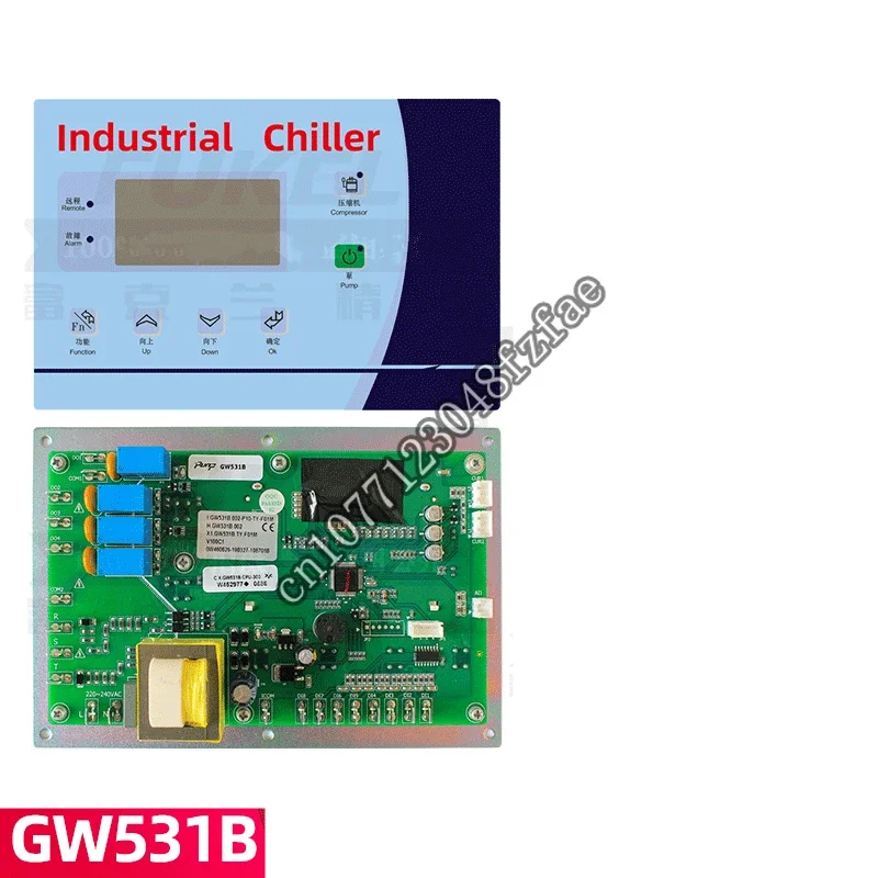 GW532A GW531B industrial chiller control board, double press chiller circuit board, computer board LCD