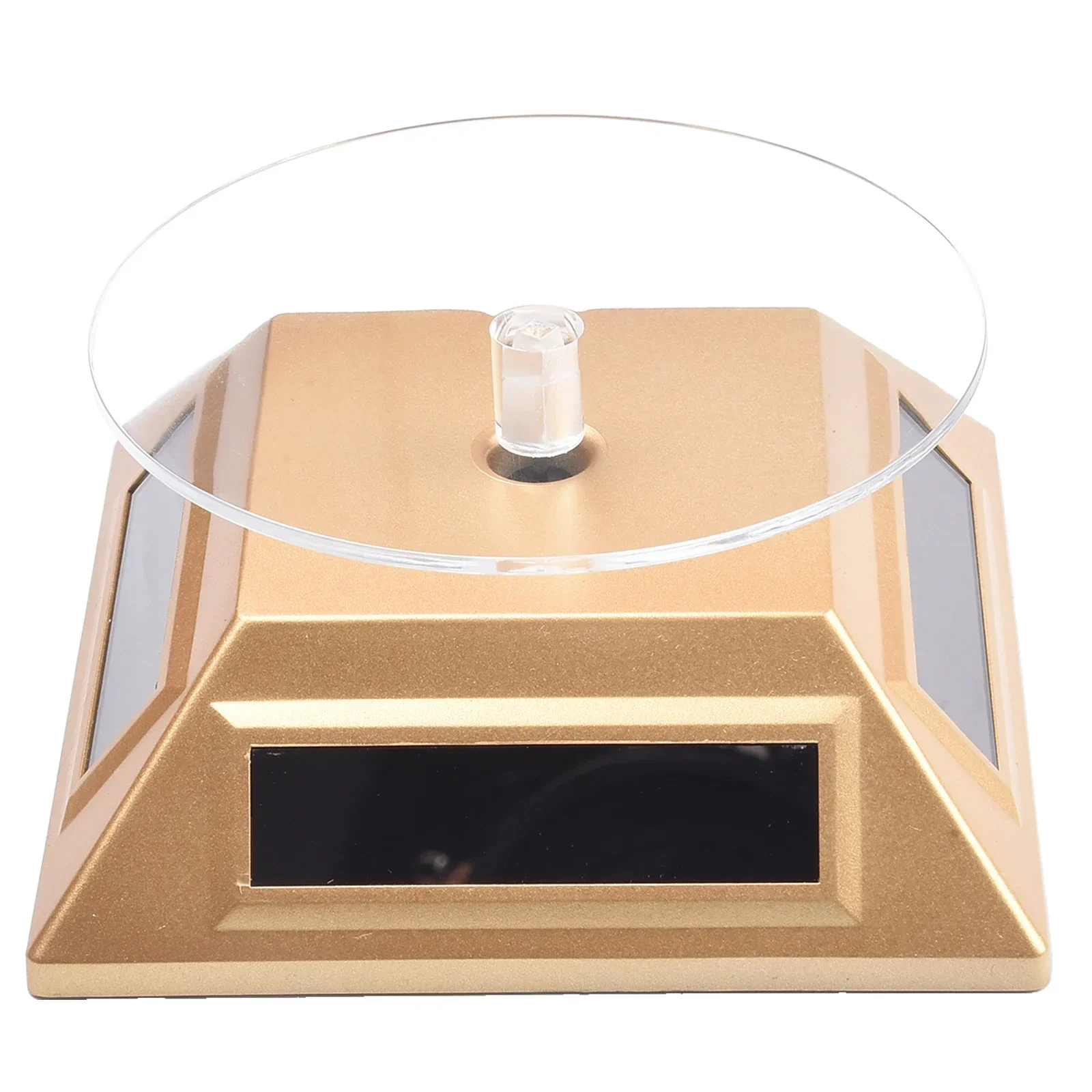 Solar Cell Powered For 360 Degree Rotating Turntable Display Stand for Jewelry Mobile Phones Watches and Products
