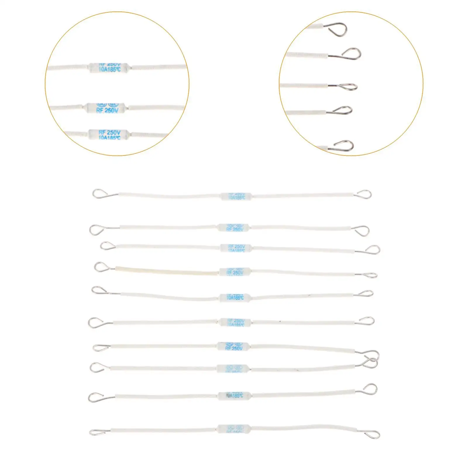 10 предохранителей для рисоварки, кухонные предохранители для кастрюли быстрого приготовления, прочные термовыключатели