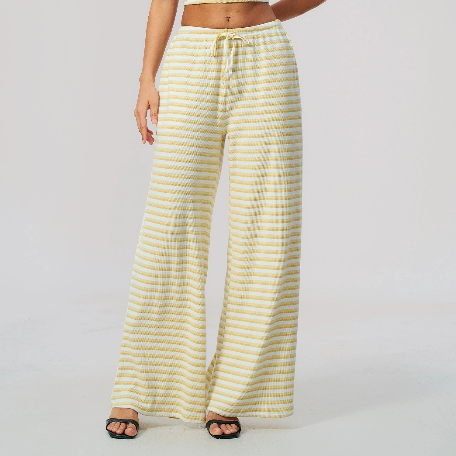 Women's Striped Yoga Bell Bott - J-Yoga Fitness review and price