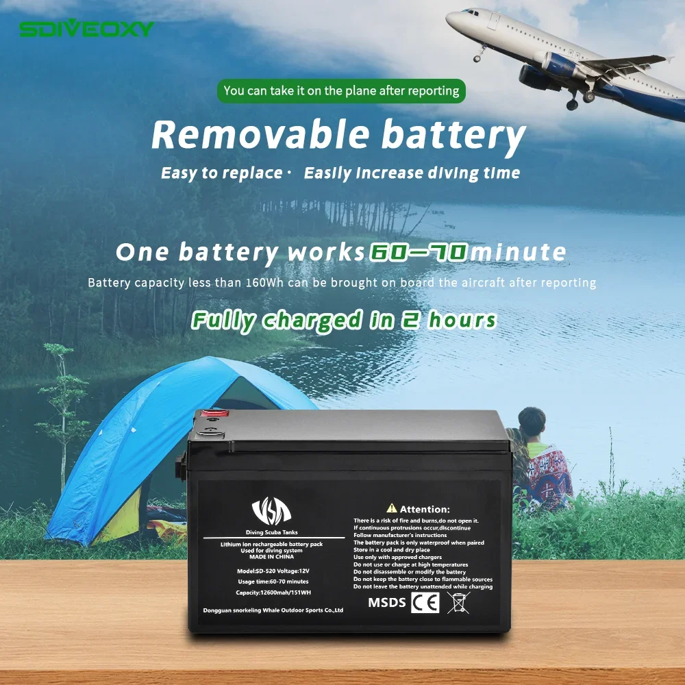 

Gold Seller Diving Equipment Portable Electric New Diving Scuba Artificial Gills Equipment for Diving Fishing