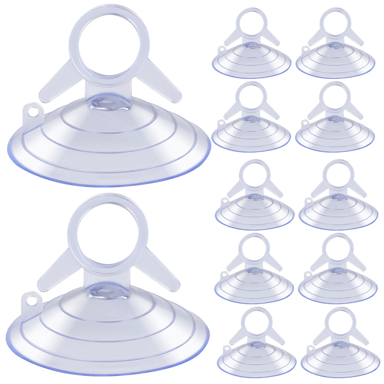 

12pcs Pvc Suction Cups Aquarium Accessories Fish Tank Suction Cups Glass Tank Transparent Vacuum Strong Durable Plastic Suckers