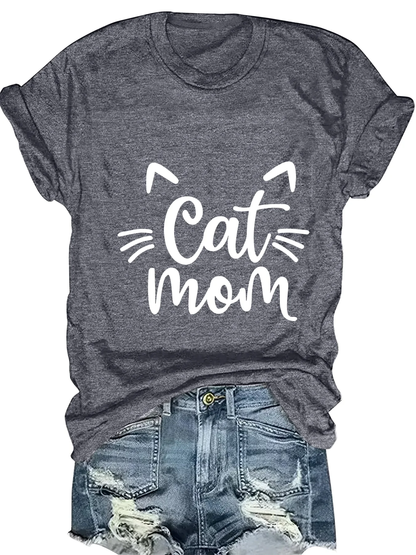 

Модная женская футболка с круглым вырезом и короткими рукавами, с принтом в виде букв, повседневный удобный женский топ