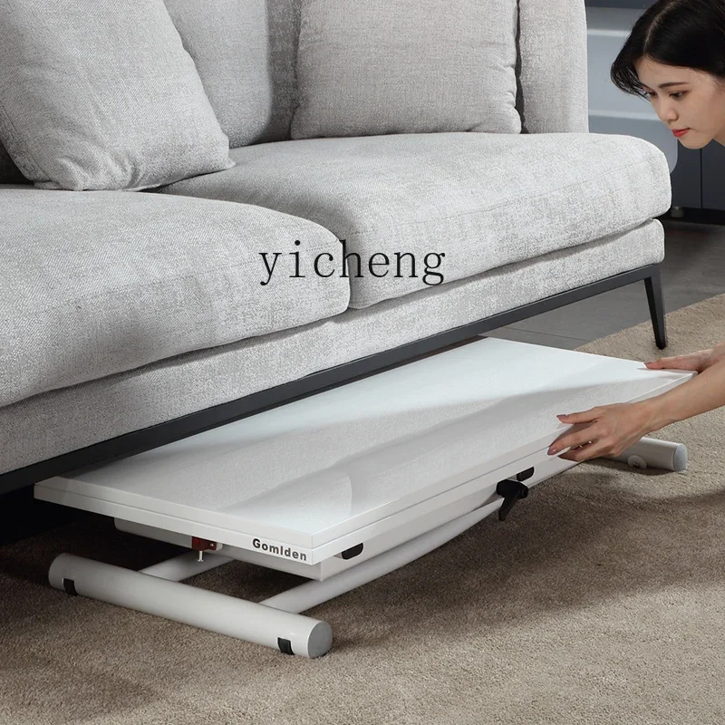 B2 Lift Coffee Table Dining Table Dual-purpose Small Apartment Household Multi-function Side Push Mobile Folding Coffee Table