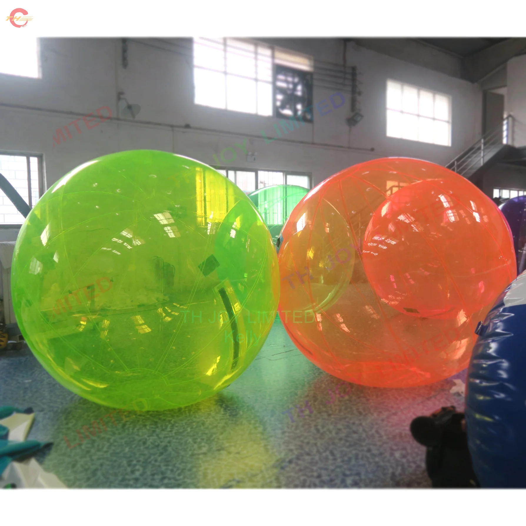 Th 2M Dia Pvc Opblaasbare Water Walking Ball Human Roller Ballen Voor Zwembad Kinderen Of Volwassenen