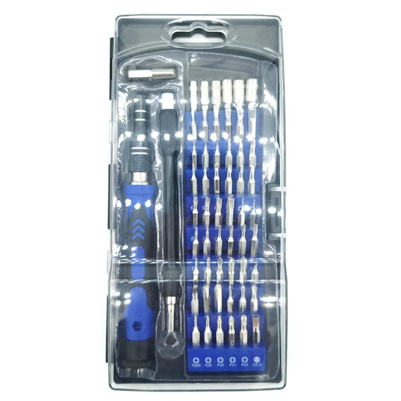 58-In-1 Screwdriver Set Mobile Phone Clock Disassembly Maintenance Tools Screw Batch Multi-functional Household Tool Combination