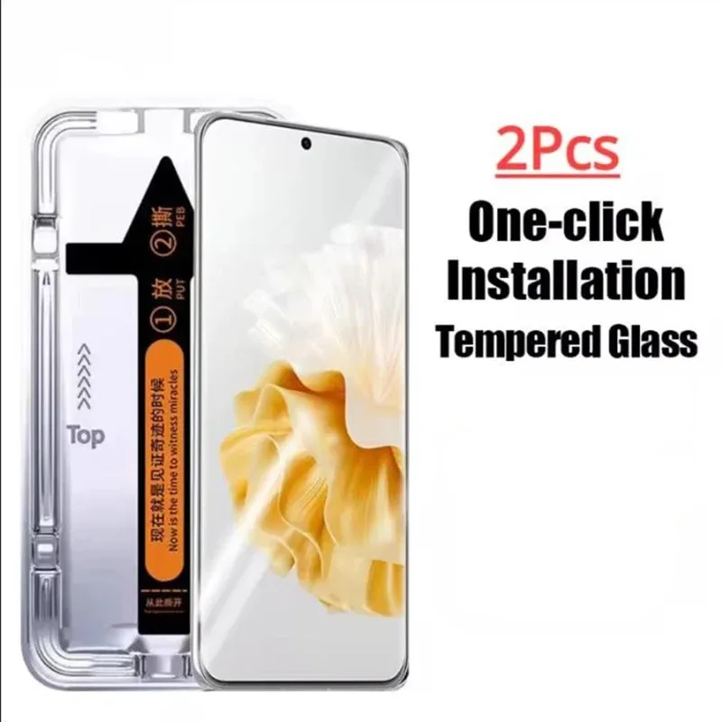 2 шт. для Oneplus 13 12 11 Pro Защитная пленка для экрана Oneplus Ace Racing 5Ultra 2 3V Pro из закаленного стекла с инструментом автоматической установки