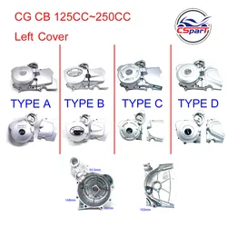 Engine Magnetor Sprocket Side Cover 125CC 150CC 200CC 250 For Honda CG CB Dirt Pit Bike ATV Lifan ZongShen Shineray BaShan