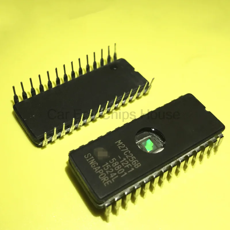 5PCS/ 10PCS M27C256-10F1 M27C256B-10F1 M27C256 27C256 M27C256B DIP28 IC EPROM UV 256KBIT 100NS Memory Chips best Quality