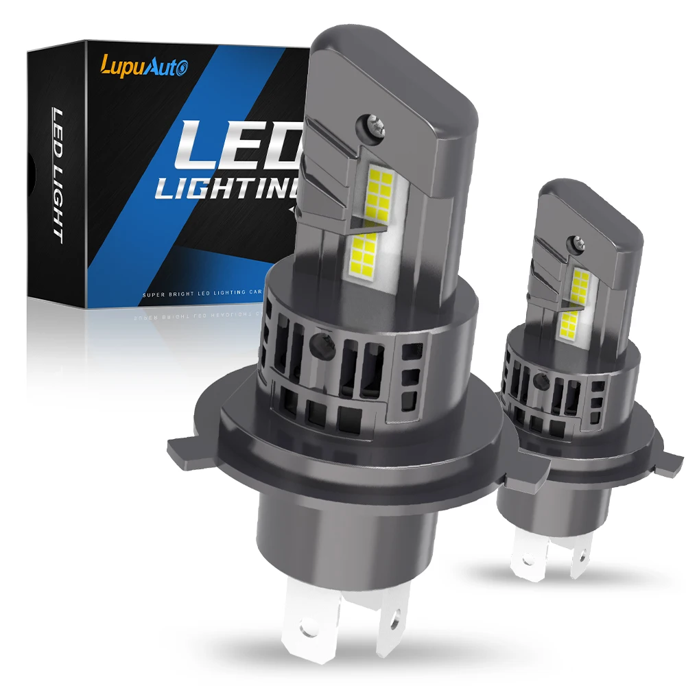 

NLpearl 80W H4 Led Bulbs Canbus No Error Turbo 20000LM Mini Headlight High Power H4 Led Car Head Light 6000K White Headlamp 12V