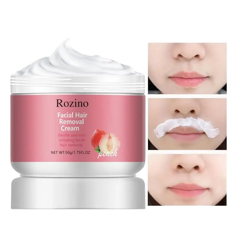 Cream Hair Remover Bikini Hair Removal Cream 1.75 Fl Oz Hydrating Soothing Natural Honey Peach Effective Hair Remover