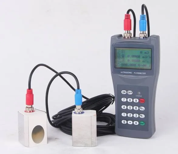 Xinhang Ce Certification Transducer Clamp-on Portable Handheld Ultrasonic Flow Meter Ultrasonic Flowmeter