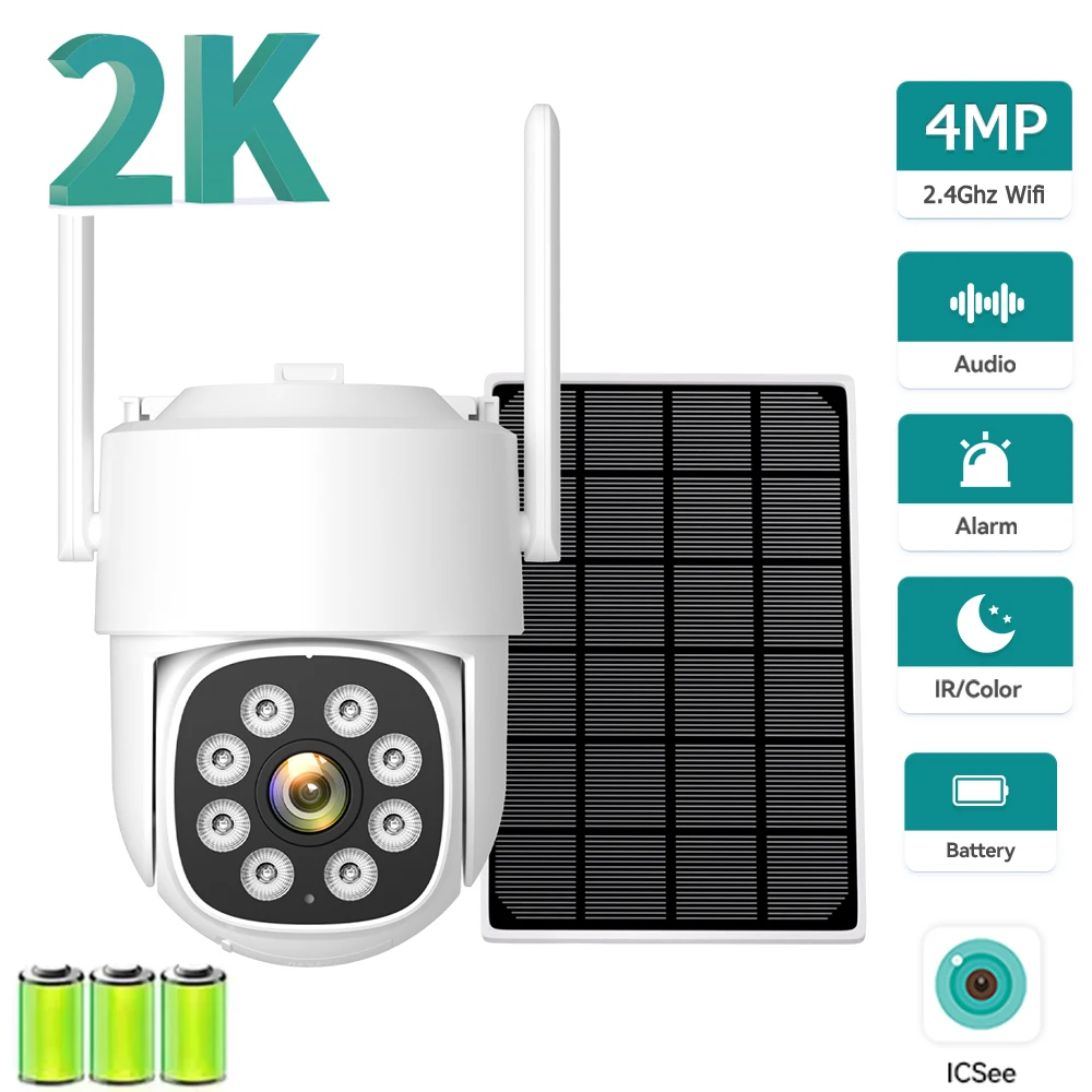 camera-de-securite-solaire-hd-4mp-etanche-ip66-batterie-integree-365-jours-d'autonomie-enregistrement-video-24-7-wifi-sans-fil-surveillance-exterieure