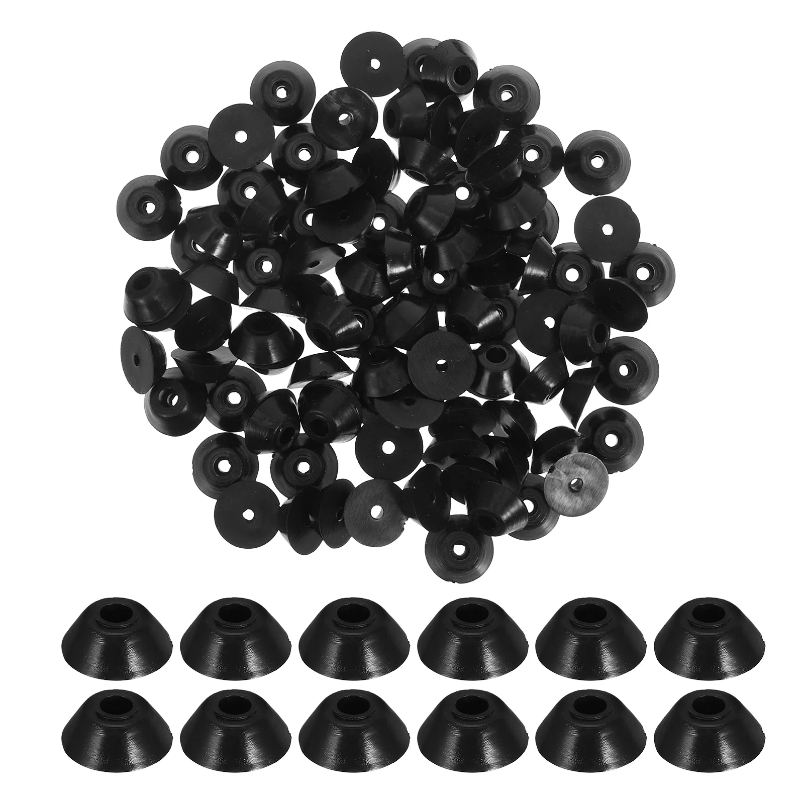

100Pcs Chair Leg Floor Protector PVC Furniture Pads Thickened Anti-Slip Stable Chair Glides for Hardwood Tile Carpet Noise