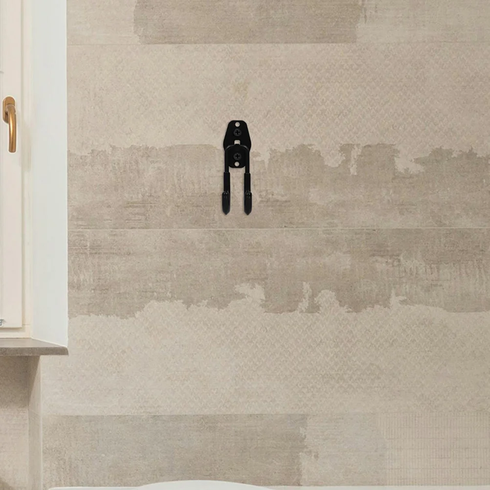 Picture 3: 2Pcs Garden Hose Holder Heavy Duty Wall Mounted Metal Hangers Outdoor Storage Organizer Water Hose Hook Brackets