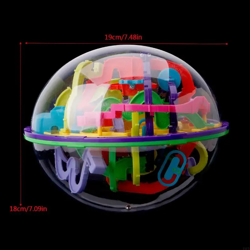 

4XFE 299 Barriers 3D Intellect Ball Maze Game Puzzle Toy Kid Gift
