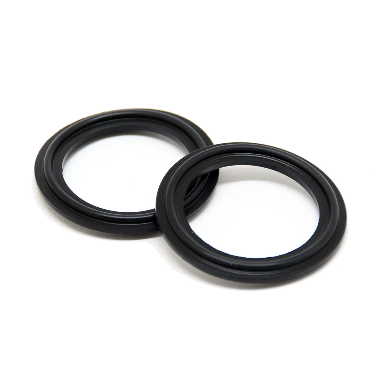 SAP 3A Viton Clamp Gasket Food Grade FKM Clamp Gasket Sanitary Black FKM clamp seal ring sanitary Ferrule Clamps gasket 1/2