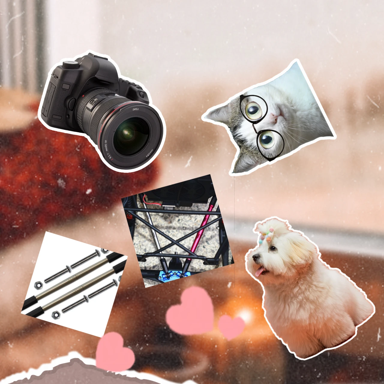 GPM SST ชุดลิงค์ช่วงล่างด้านหลังแบบปรับได้สำหรับ LOSI 1/10 Baja Rey อะไหล่รถยนต์