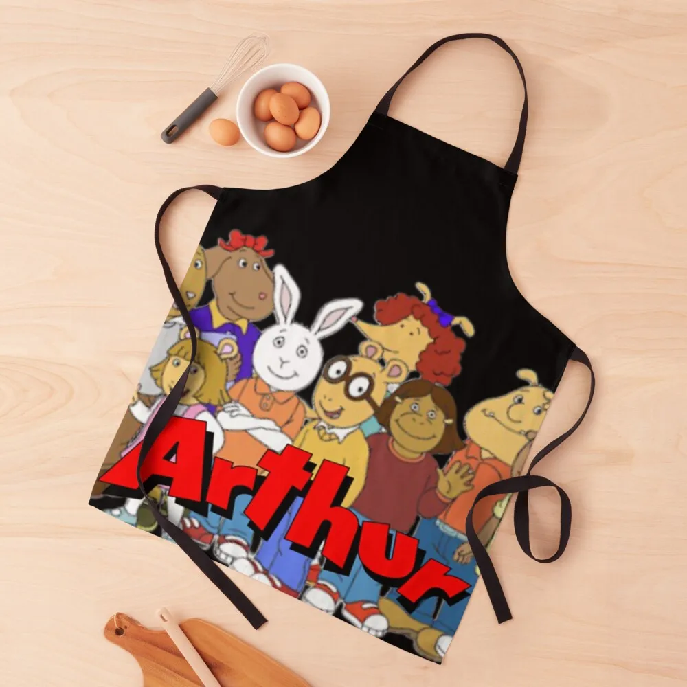 

Arthur and friends Apron Kitchen things customizable apron