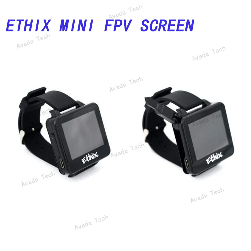 Avada Tech ETHIX MINI FPV SCREEN FPV watch with 48 channels and band scan.