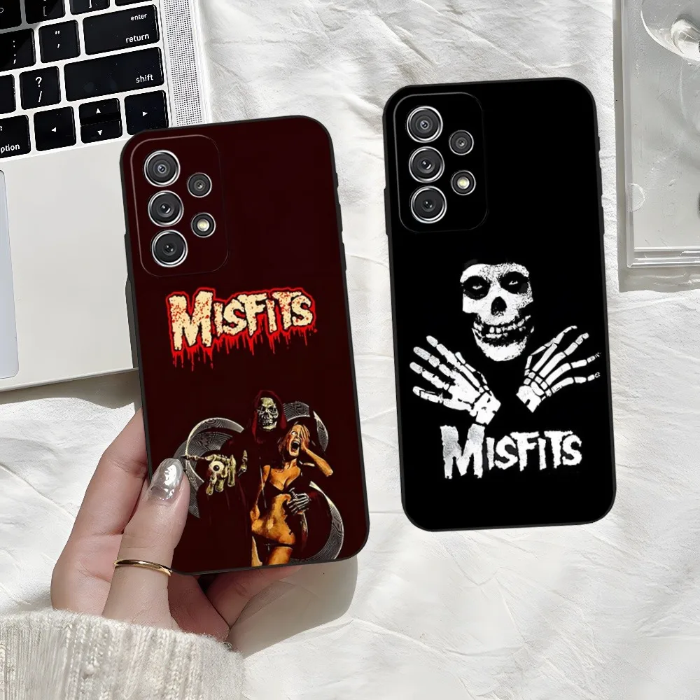 The Misfits Glenn Danzig Phone Case for Samsung Galaxy S23 Ultra S24 S22 S20 Fe S21 Plus A54 A34 A24 A53 M54 Note 20 Cover