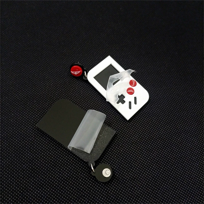 KUGUYS Game Console Drop Earrings for Women White Acrylic Geometric Fashion Vintage Jewelry Accessories