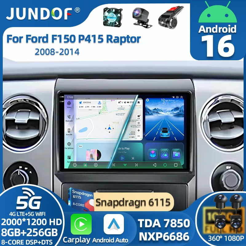 

Car Radio For Ford F150 P415 Raptor 2008 2009 2010 2011 2012 2013 2014 Wireless Carplay Android Auto Car Multimedia 2 Din