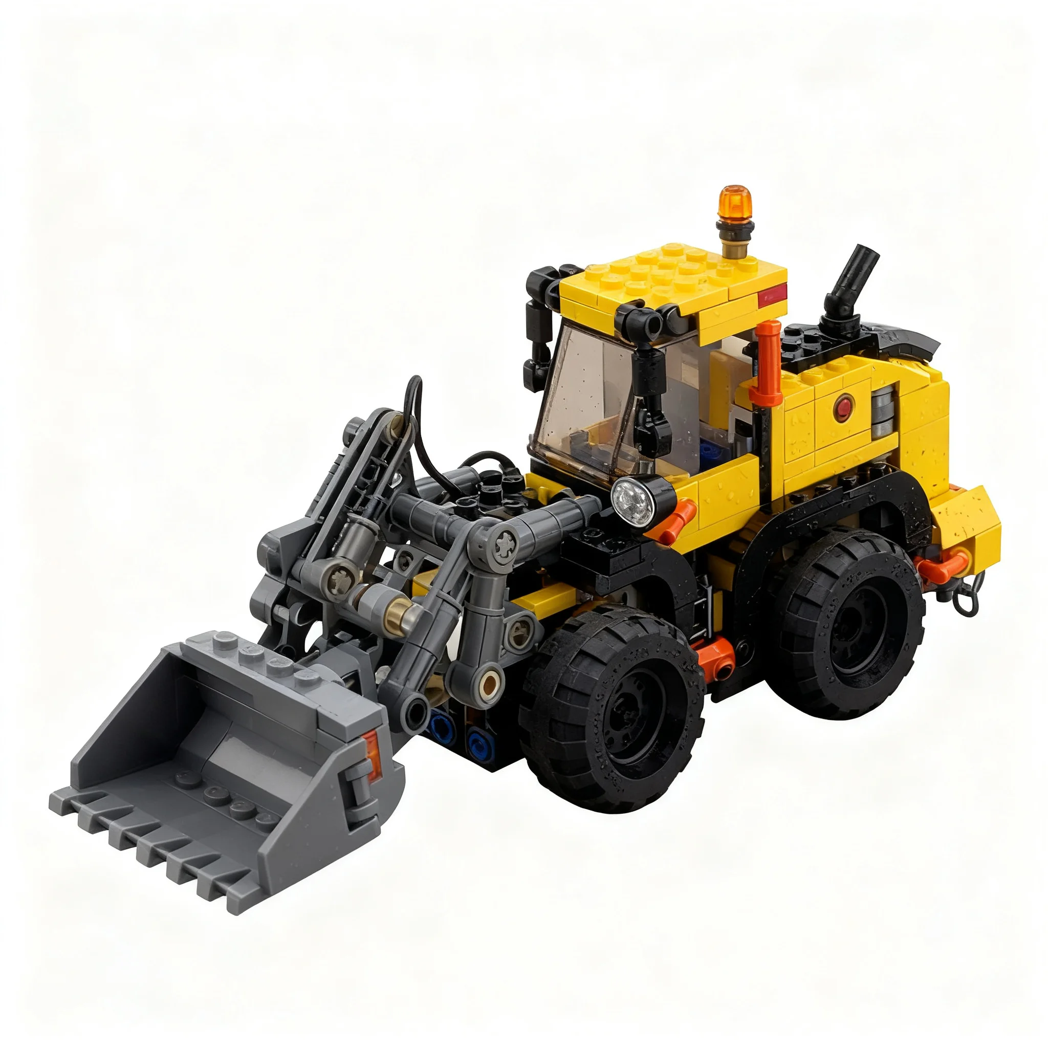 360pcs MOC City Front end loader Model Building Blocks Construction Toy Christmas Gift Birthday Assemble Craft Creative Idea