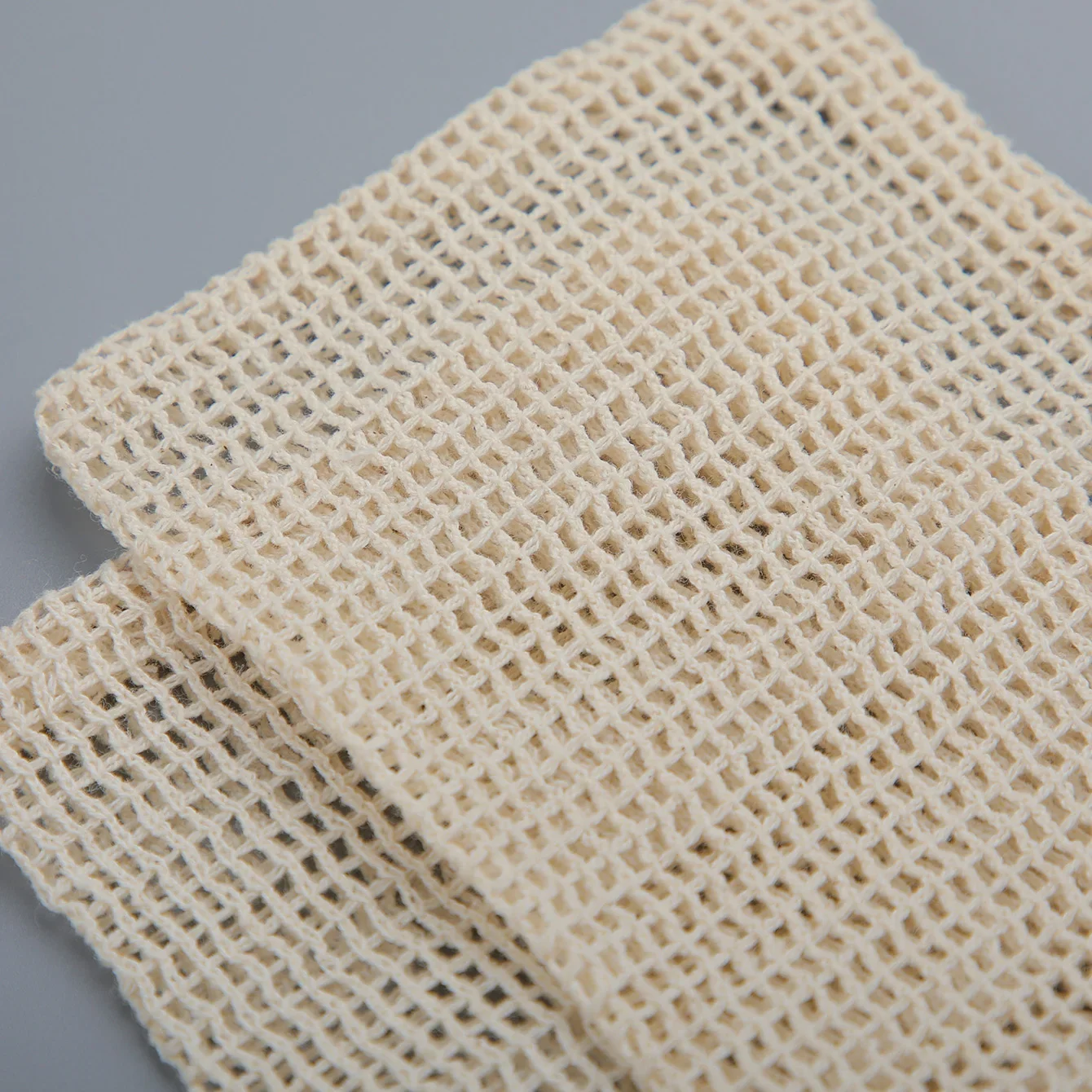 Natural Cotton Soap Saver Bag 3 Pieces Eco-friendly Handmade Lathering Cotton Mesh Soap Pouch For Body Cleansing Skincare view 5
