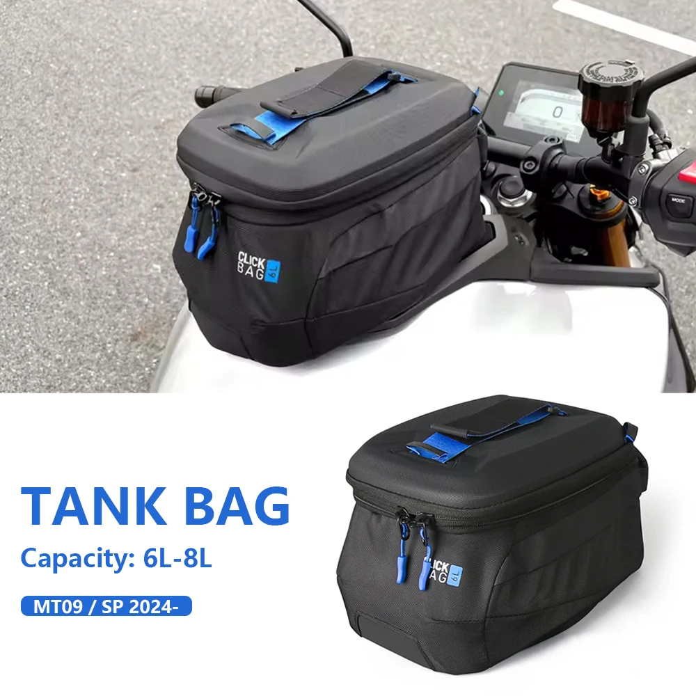 

Luggage Bags For Yamaha MT-09 MT 09 SP MT09 2024 2025 2026 Motorcycle Waterproof Fuel Tank Bag Logo 6L Tool Backpack Portable