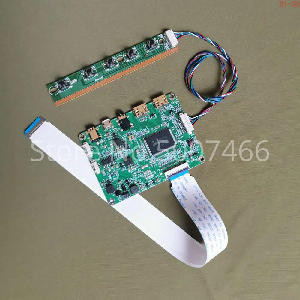 Fit NT156FHM-N31/N41/N51/N61/N62 1920*1080 EDP-30Pin 2mini Micro USB 5V Laptop Panel WLED LCD Display Controller Board Kit