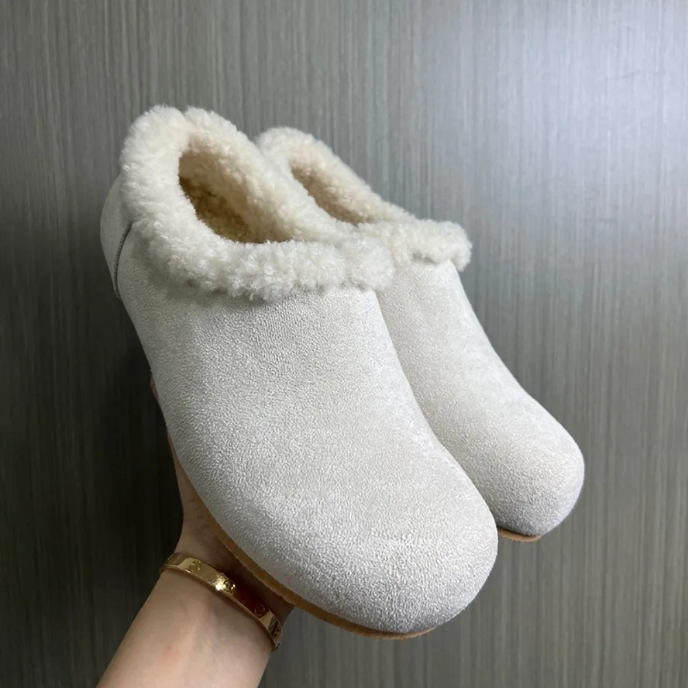 

2026Winter Non Slip Grip Slippers Socks Men Plus Size Indoor Fuzzy House Male Soft Comfy Fluffy Warm Plush Lazy Home Floor Shoes