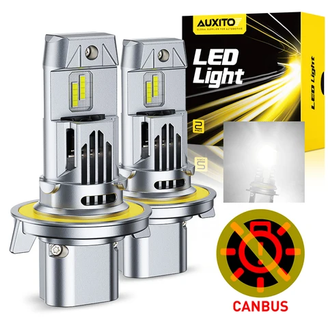 AUXITO LED 9008 H13 Фара высокого и ближнего света Canbus для Ford F150 Flex Escape Прожекторы высокой мощности Turbo Lamp 33000LM 12V