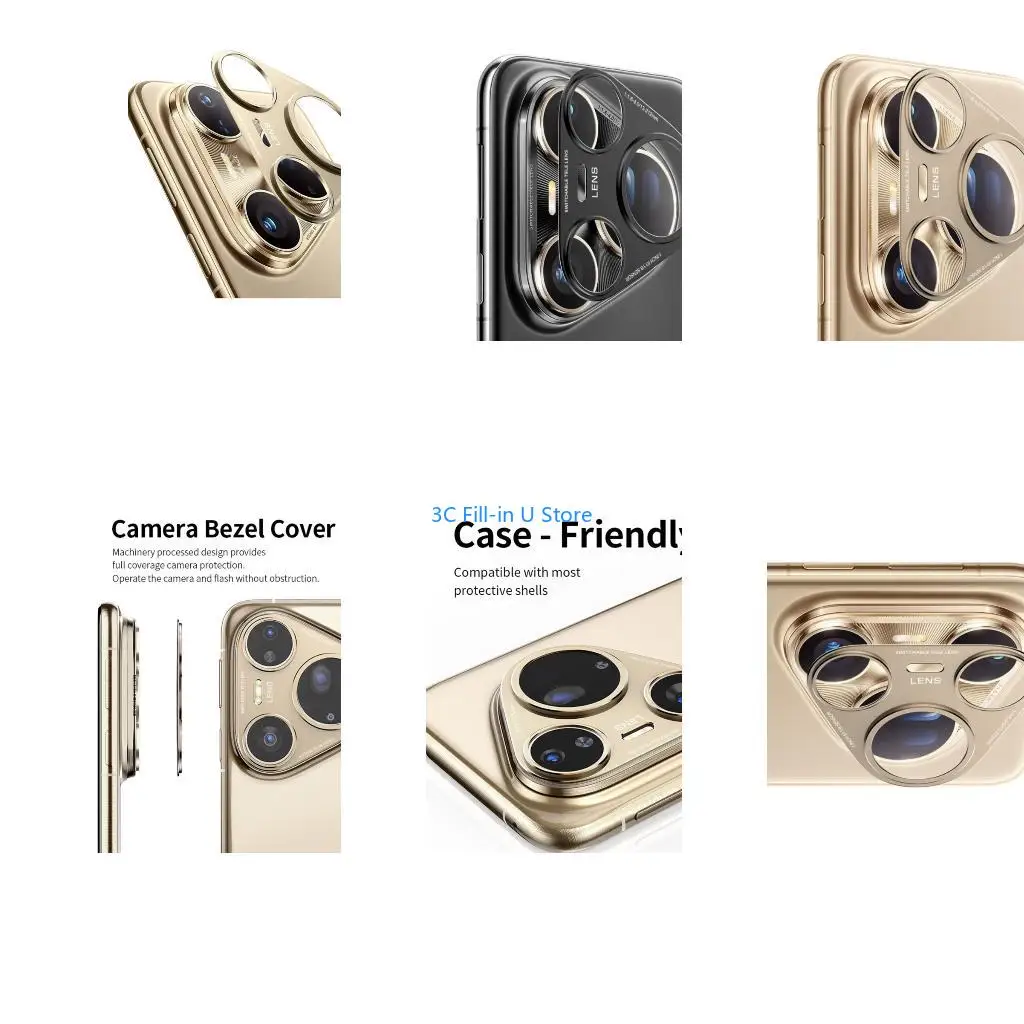G8TA Smartphone High Grade Metal Lens Protector For Mobile Cameras Impact Resistant Construction With Matte Texture Finish