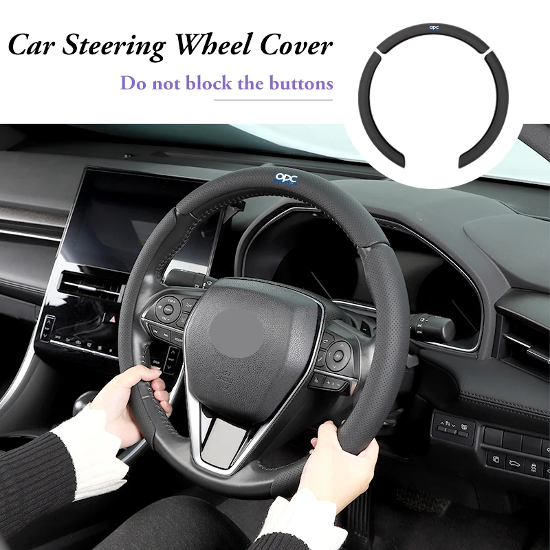 Car accessories All Season Non-slip Steering Protector For Opel Corsa Astra Insignia Vectra Zafira Meriva Mokka Grandland Ampera