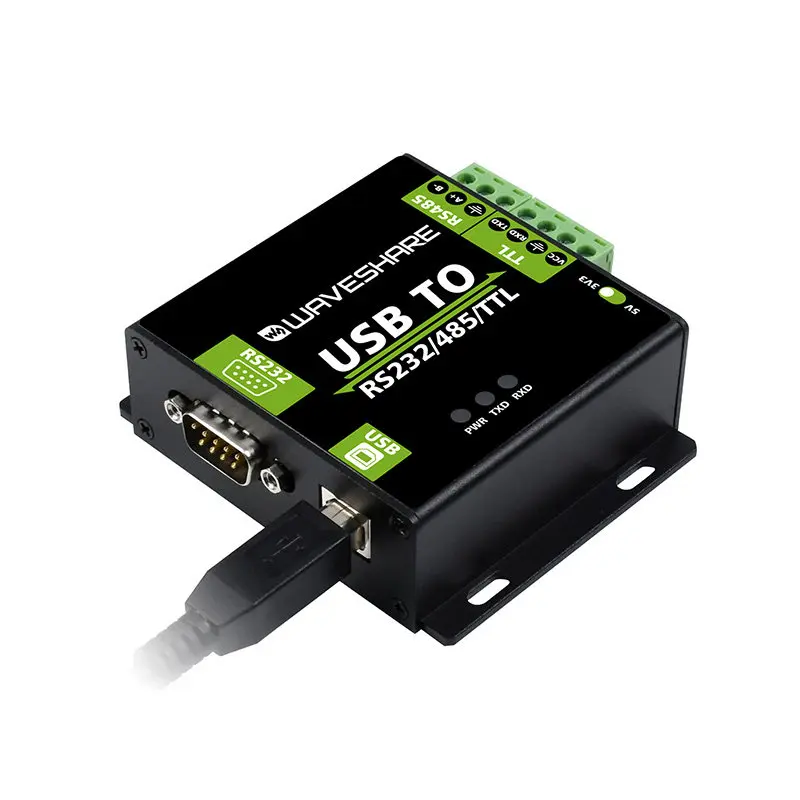 USB to RS232/485/TTL Interface Converter Industrial Isolated with Original FT232RL / CH343G TVS for Windows 10/8/7/XP