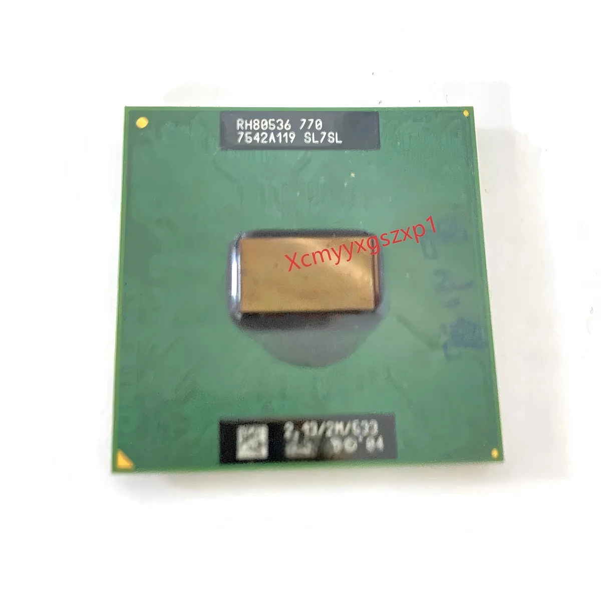 

1pcs Used Intel Pentium M770 P4M SL7SL 2.13GHz 2M 533MHZ FSB SOCKET479 CPU PM770 Processor